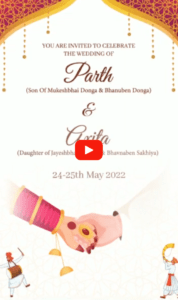 Parth Weds Axita Wedding E-Invitation By Occasion Invites