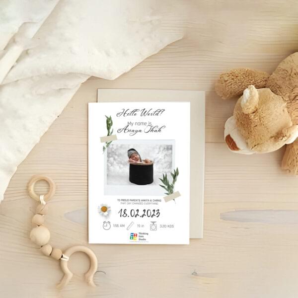 baby announcemet
